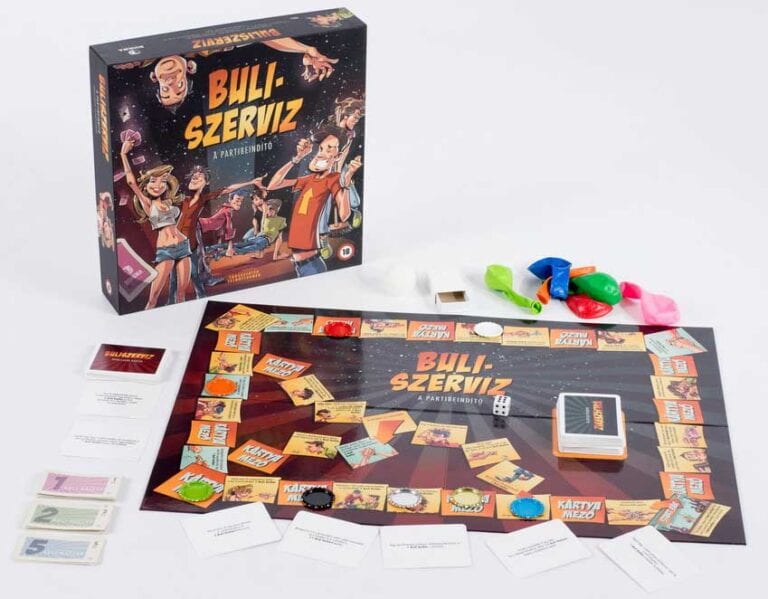 Buliszerviz társasjáték - A partibeindító - Bohema Games társasjátékok